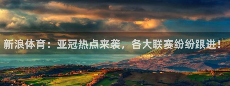 9255tv直播nba在线直播：新浪体育：亚冠热点来袭，各大联赛纷纷跟进！